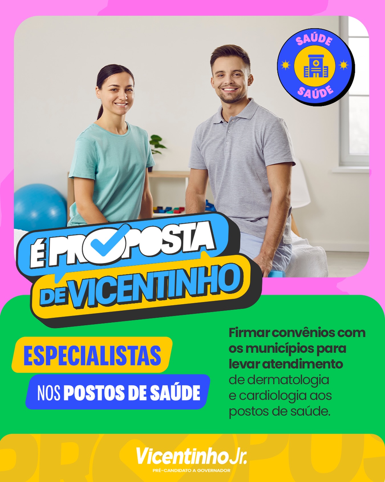Saúde: Especialistas nos Postos de Saúde