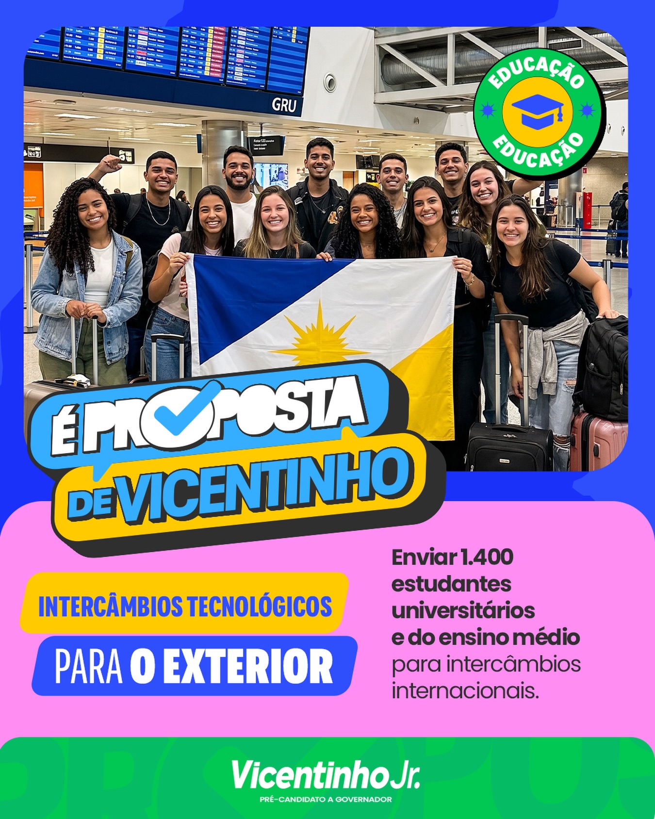 Educação: Intercâmbios Tecnológicos para o Exterior